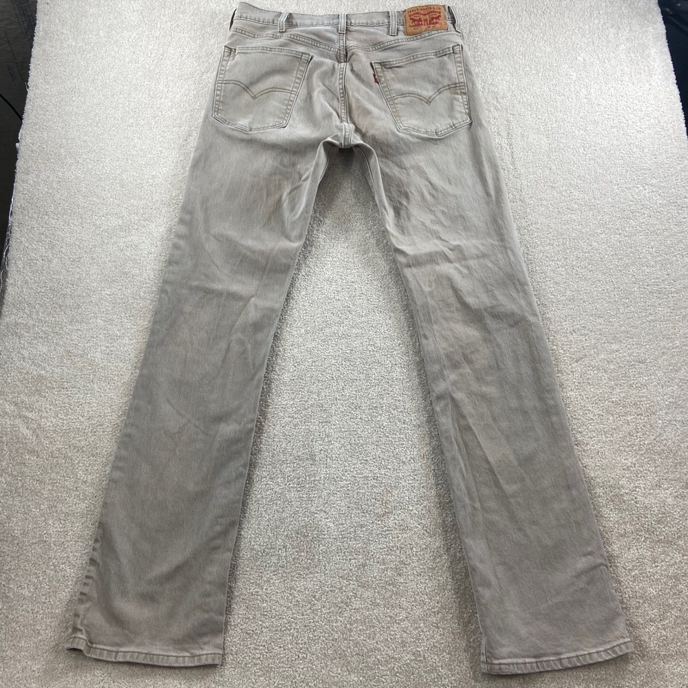Levis 517 Bootcut Jeans Mens 36x36 (Meas 34x35) Tan Khaki Slim Fit Denim Pants